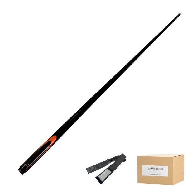 Heartdeco Carbon Fiber Pool Cue Stick With Cue Bag
