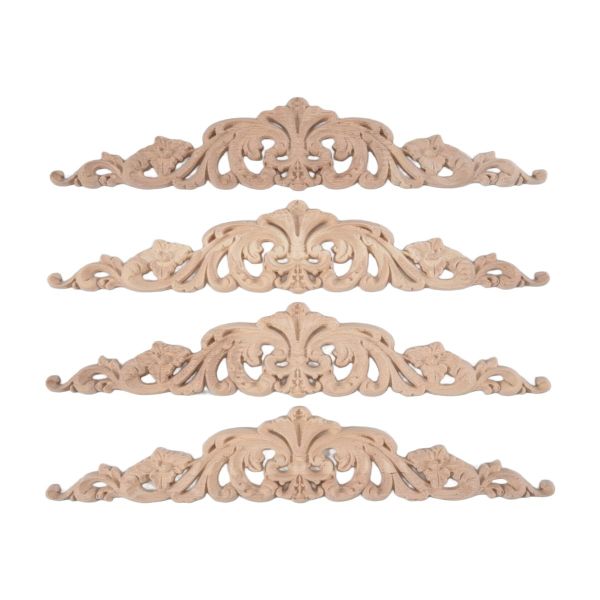 Wood Carving Decal Furniture Corner Onlay Applique Home Decor