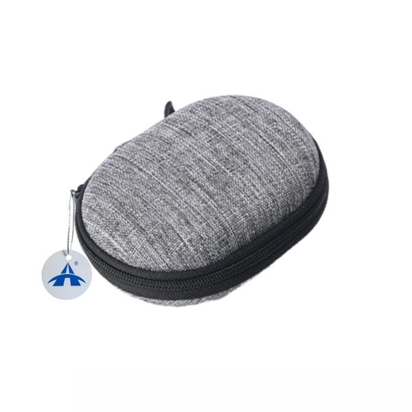 ALANES Portable Cable Storage Case Earphone Organizer Box-Gray