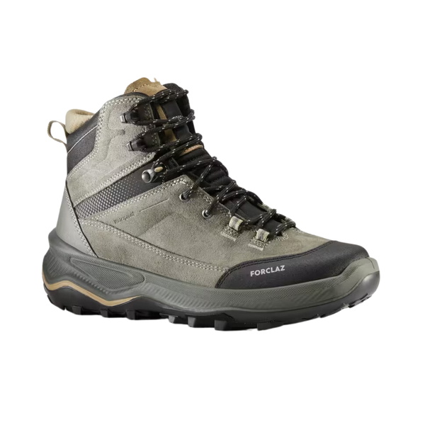Forclaz MT100 Women's Waterproof Leather Boots - Khaki