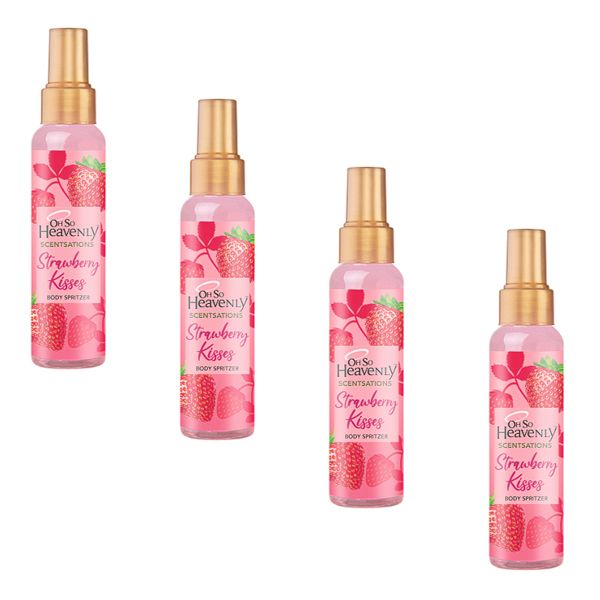 Oh So Heavenly Scentsations Body Spritzer Strawberry Kisses 4 X 100ml Buy Online In South