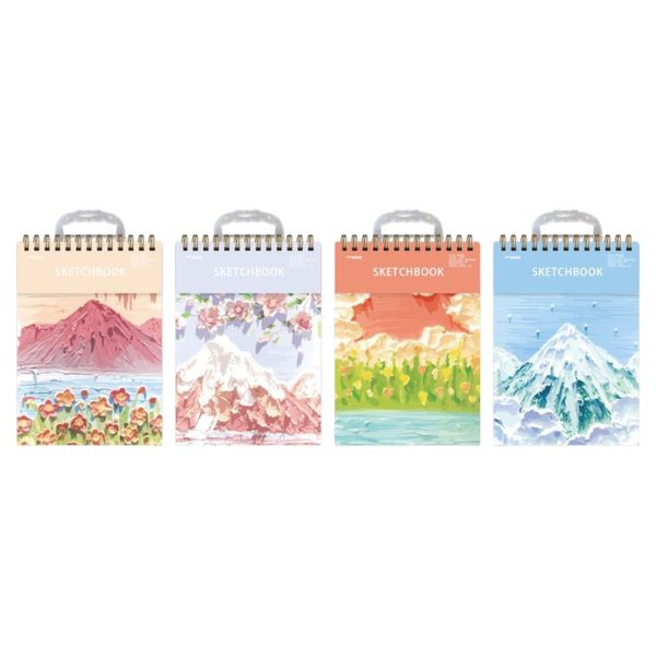 Set of 4 Nature Drawing Cover Sketchbooks - A4 &amp; A3 Sizes