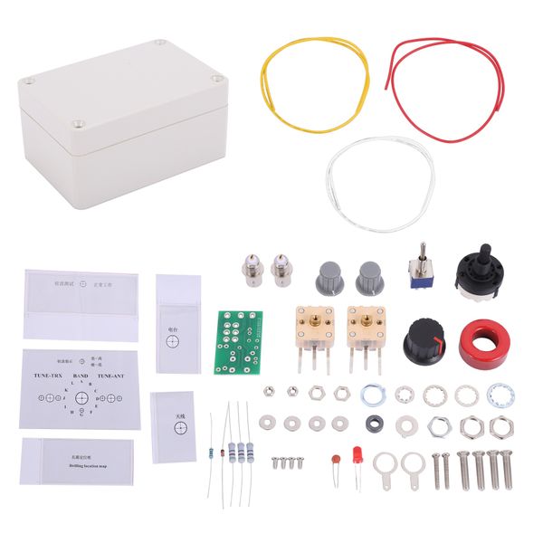 1-30Mhz Led Vswr Diy Manual Antenna Tuner Kit For Ham Radio