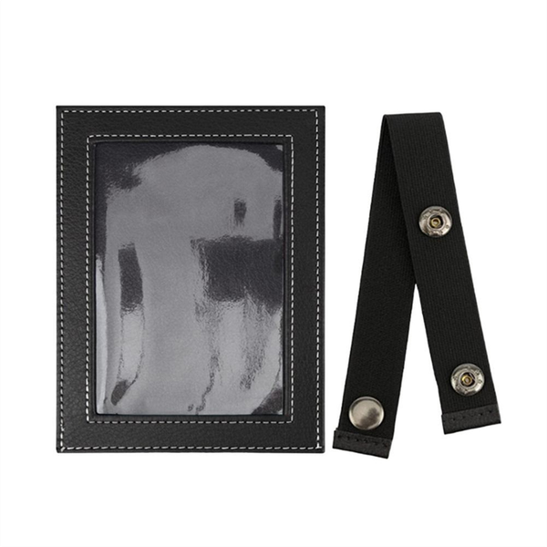 Car Visor Photo Frame Pu Leather Car Visor Photo Frame Decoration A