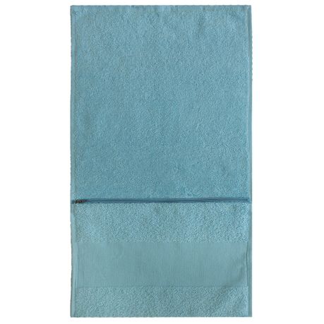 Zipped Gym Towel Aqua