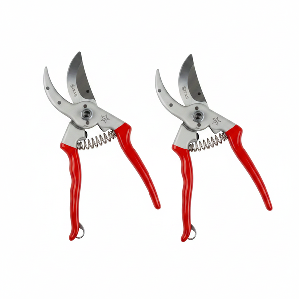 Durable Pruning Shears for Gardening - Star Secateur 4 - 2 Pack