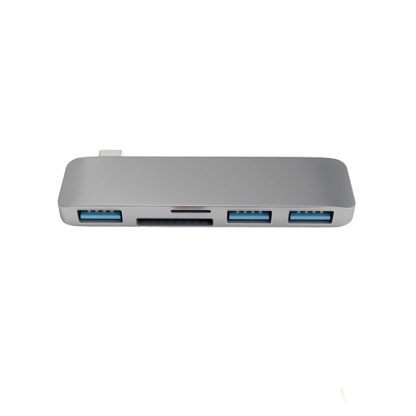 6 in 1 Dual Type C Adapter USB 3.1