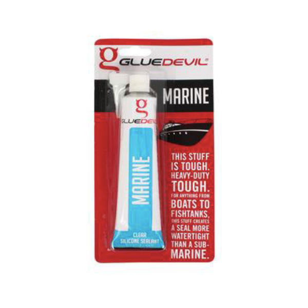Gluedevil Sealant Silicone Adhesive Marine Clear - Set of 2