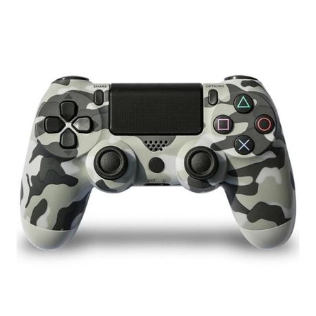 Generic Wireless Controller Compatible with PlayStation 4 (PS4)- Gray Camo Image