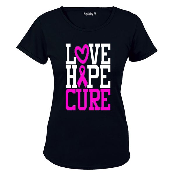 Love. Hope. Cure - Ladies - T-Shirt - White