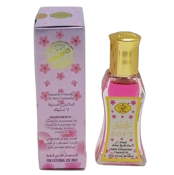 Soft Attar Roll-On (24ml) - Delicate Floral Luxury by Al Myra