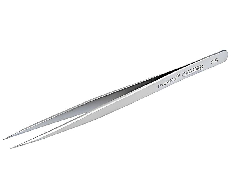 PRK 1PK-105T Fine Tip Straight Tweezer (140mm) - Non-Magnetic