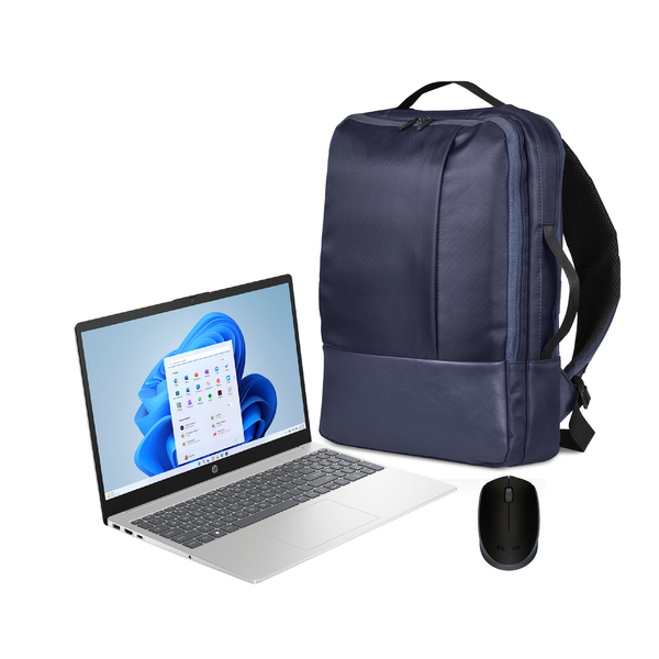 HP 255 AMD Ryzen 3 + Pantera Laptop Bag + Logitech Mouse Bundle