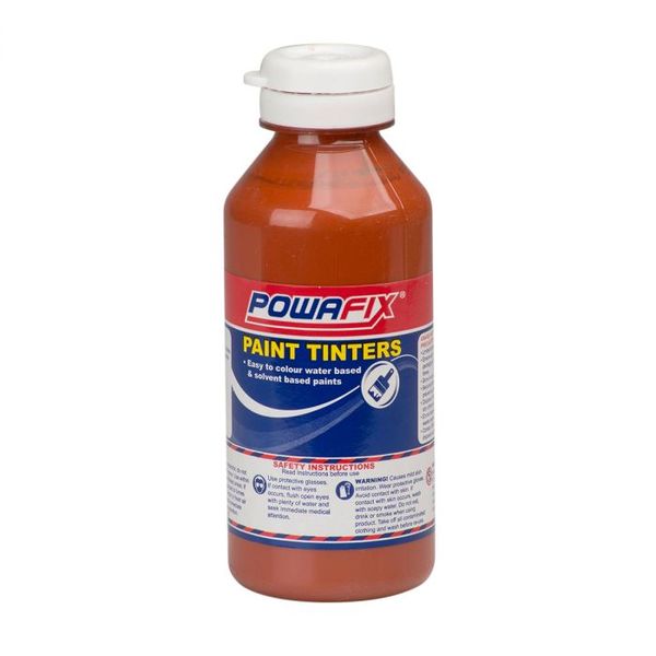 Powafix - Paint Tinters Red Oxide 100ml - 6 Pack