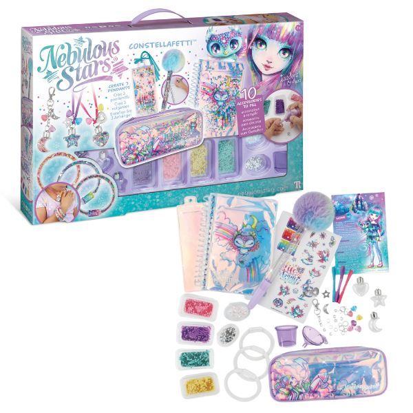 Nebulous Stars Constellafetti Stationery Craft Kit - Notebook &amp; Pencil Case
