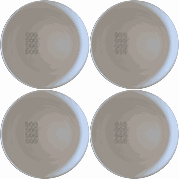 Zulu Beadwork Traditional Pattern Bowl Set of 4 - Range 2