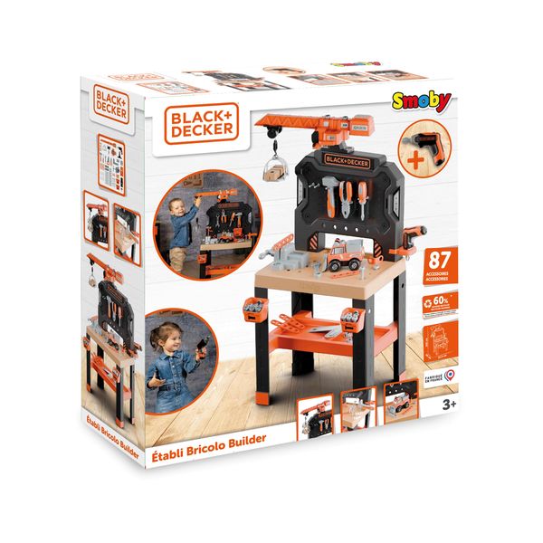 Smoby Black + Decker Builder Workbench