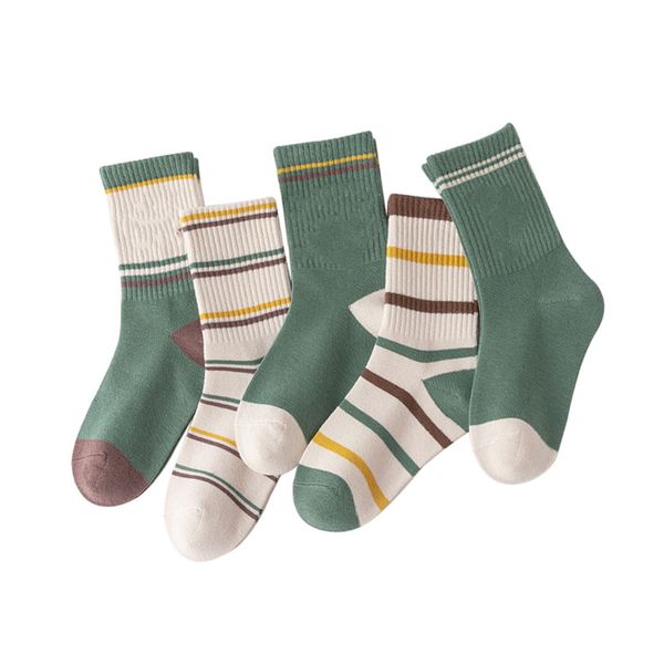 Cotton Kids Crew Socks Soft Breathable for Boys Girls