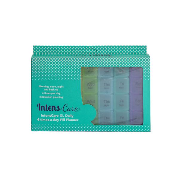 IntensCare XL Daily 4-Times-a-day Pill Planner