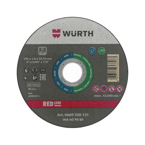 Wurth Stainless Steel Cutting Disks - 5 Pack (50's)
