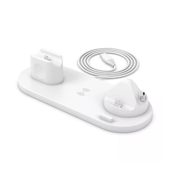 6 In 1 15W Multi-function Charging Stand Apple iPhones Type-c Phones