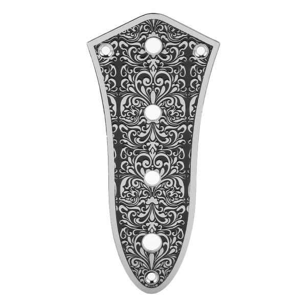 Jazz bass carved control plate