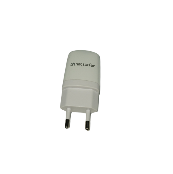 Netsurfer Travel Charger 5V 1A USB Charger Adapter - White