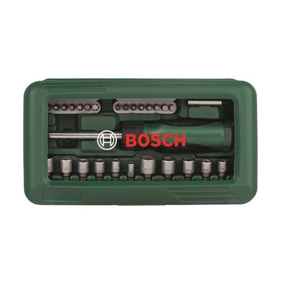 BOSCH Ratchet Socket and Drive Bit Set 46 Piece Buy Online in South