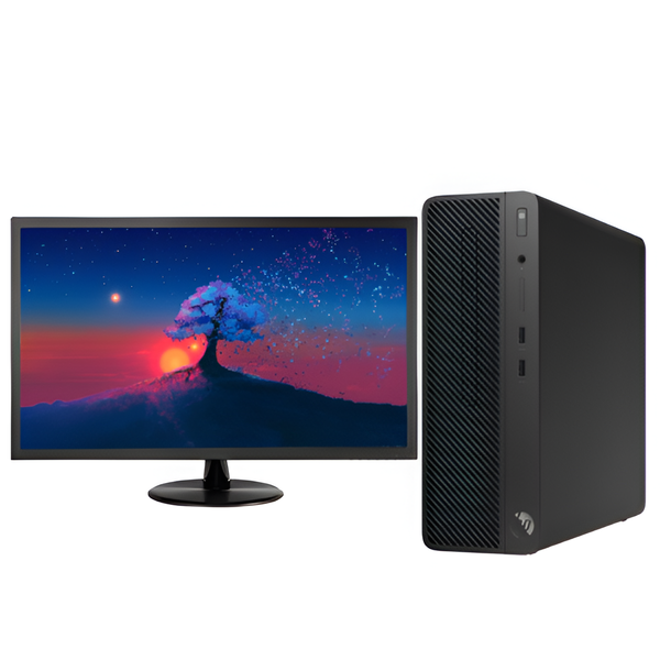 Certified Pre-Owned HP 290 G1 SFF + 22" Monitor - i3 8th Gen 8GB 256GB SSD