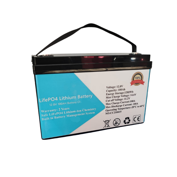 F Impression 12.8v 100Ah LifePO4 Lithium Battery