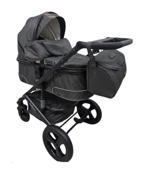 Belecoo Riviero 2 in 1 Stroller -Dark Grey