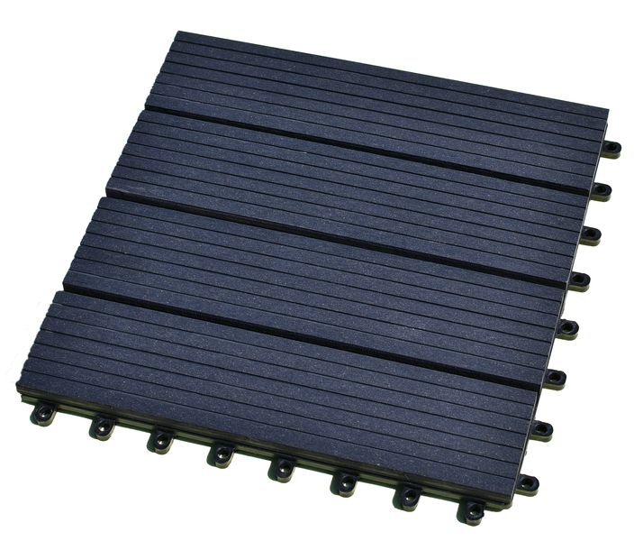 4 Everdeck Composite Charcoal Grey DIY Decking Tile