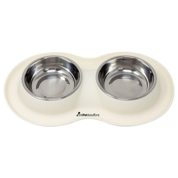 All Pets Solutions Double Bowl Pet Feeder XL - Red