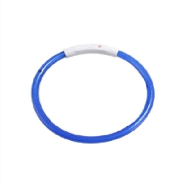 Dog Collar Detachable Glowing Usb Charging Luminous Leash Orange