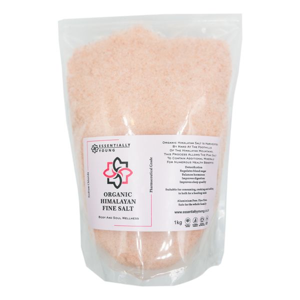 Essentially Young Organic Himalayan Fine Salts 1kg