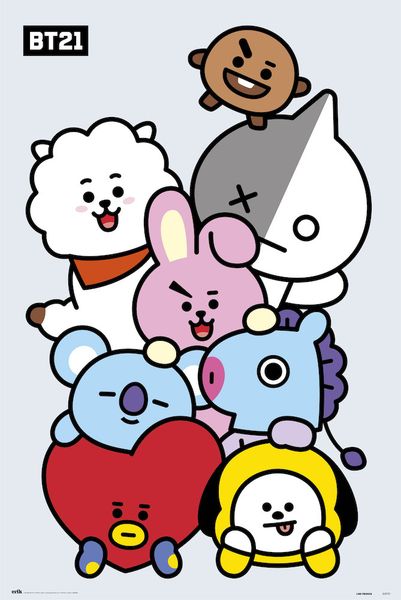 BT21 - Characters Poster