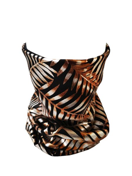 Face Neck Gaiter, Shield, Scarf, Bandanna, Beanie - Double Sided Use - 2 Layers