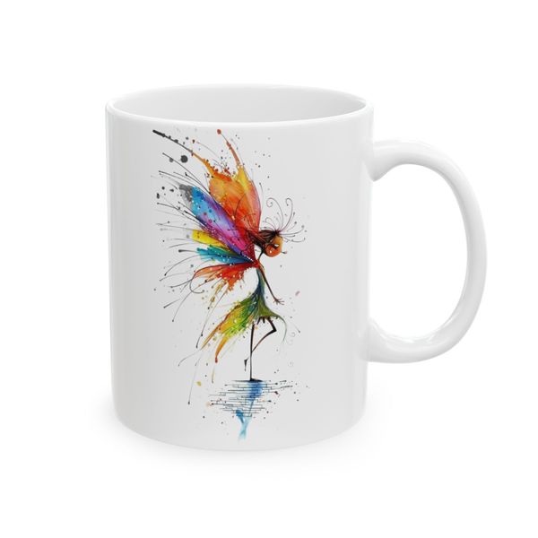 Rainbow fairy walking on water - Coffee Mug
