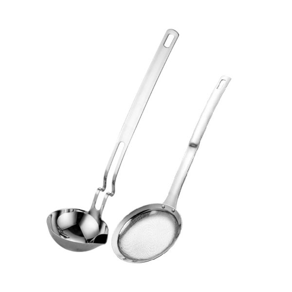 Sophie Moda- Stainless Soup Ladle Gravy Oil Fat Separator Spoon Skimmer Set