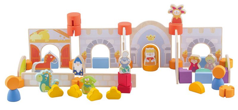 Sevi Wooden Construction Set “Sevi Castle” (53 pcs)