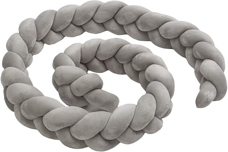 Totland Braided Cot/Crib Bumper/ Cot Bed Protect image