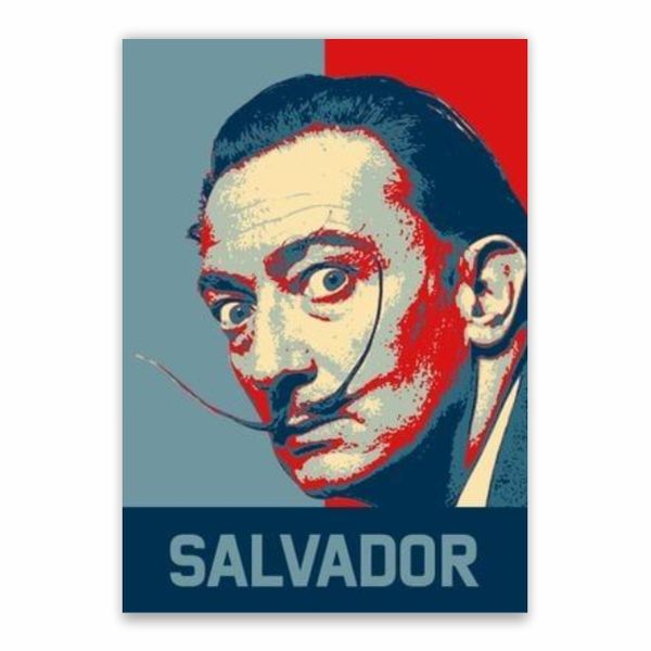 Salvador Dali Pop Art Poster - A1