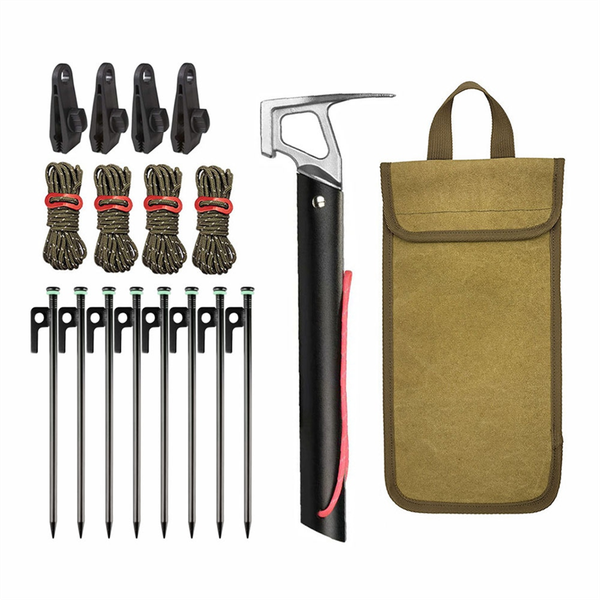 Tent Stakes Heavy Duty, Yard Stakes Metal Tent Pegs,B