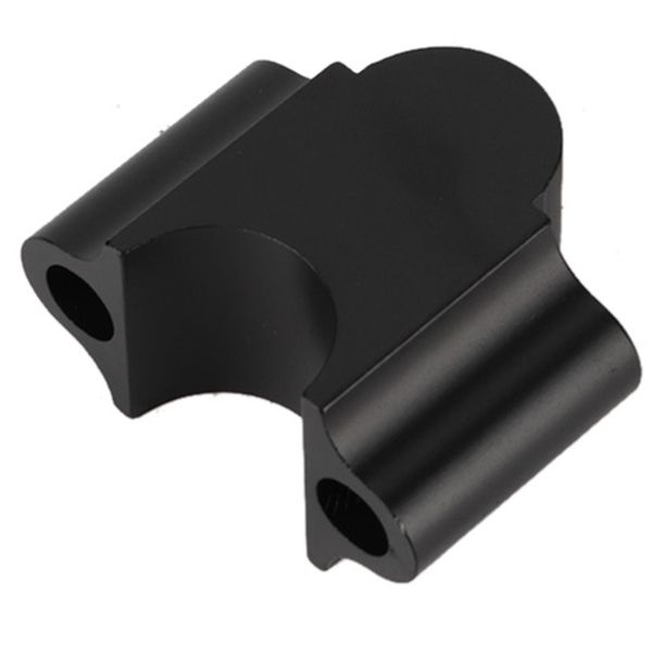 Aluminum Alloy Motorcycle Handlebar Riser Clamp 7/8'' 22mm Black