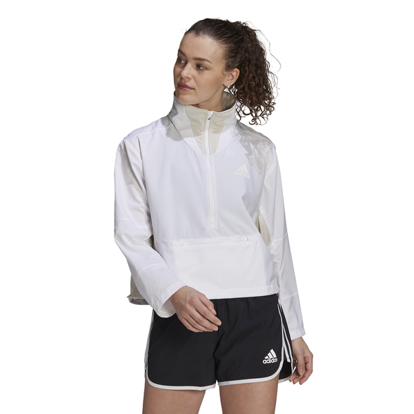 adidas Women's Primeblue Adapt Running Jacket - White