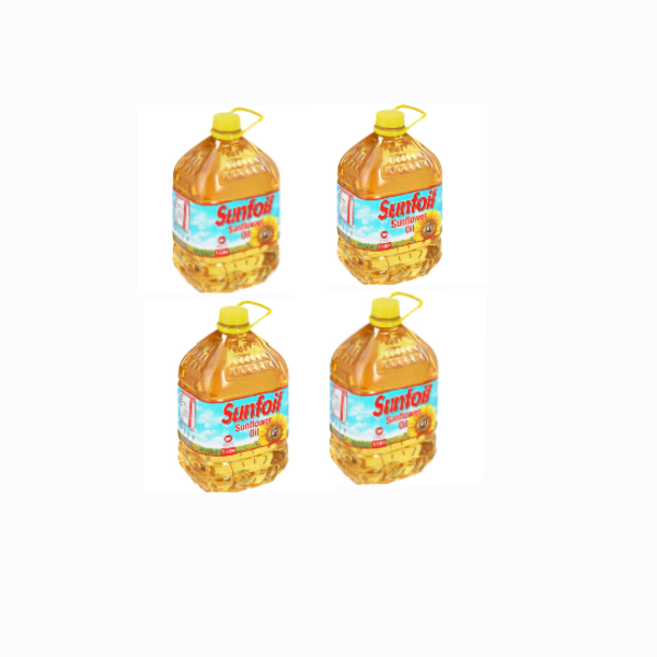 4 X 5 Litre Sunfoil Cooking Oil