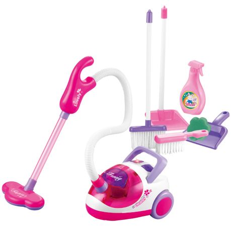 Teeto Toys Deluxe Cleaning Playset with Vacuum Cleaner - Toys for Toddlers