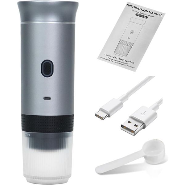 Portable Mini Coffee Maker, Pressure Espresso Machine,Cold Or Hot 120ML