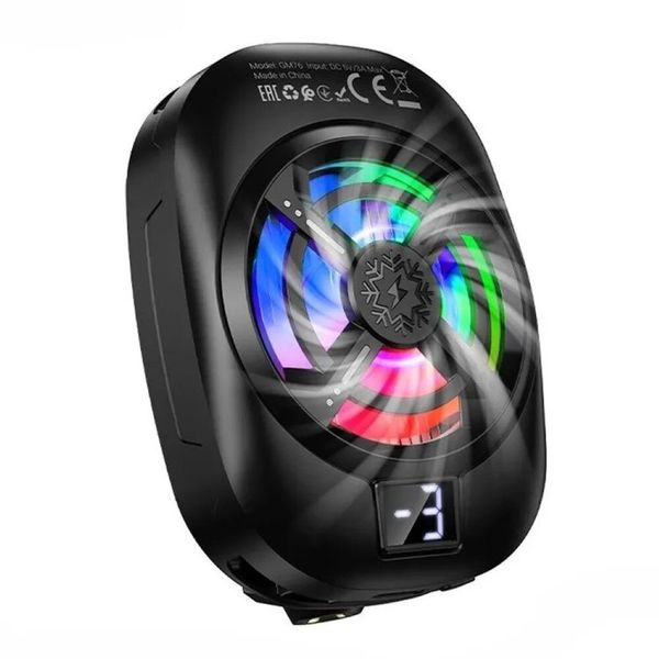 RGB Phone Cooler for Gaming,Live Streaming &amp; High-Performance Cooling-GM76