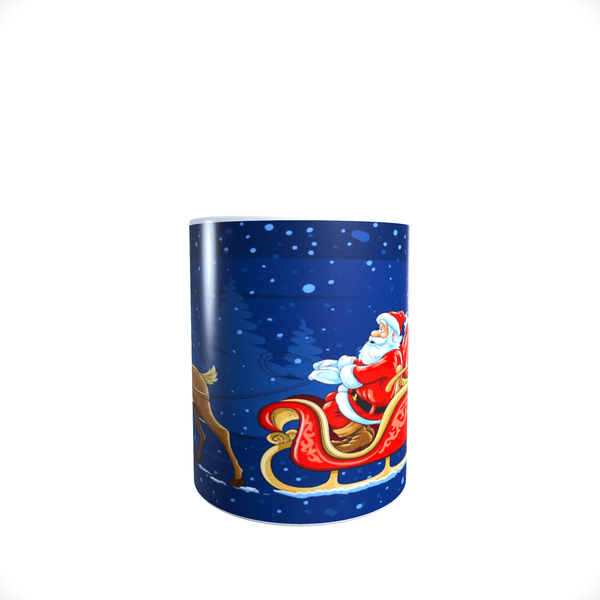 Merry Christmas - Sleigh - Coffee Mug
